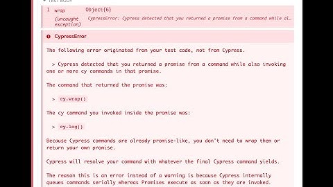 Fix The Dreaded Cypress Error "Command Inside Of A Promise"