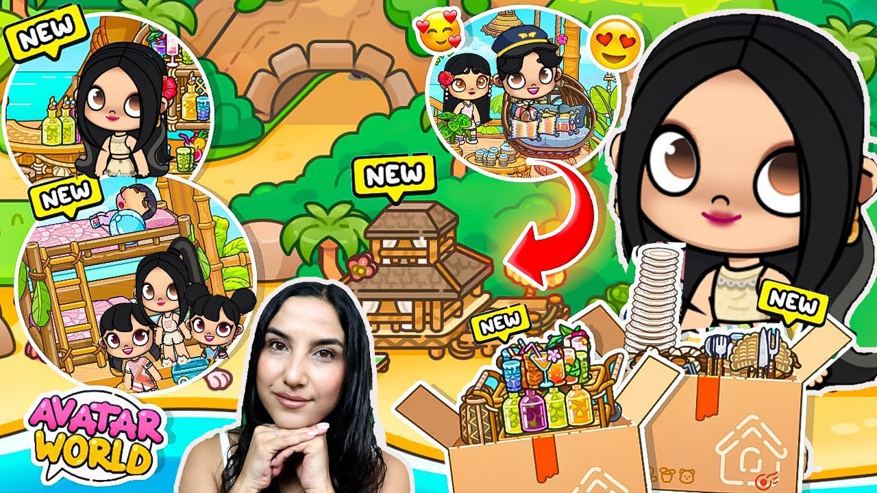Avatar World Kocam Bana Adada Yeni Ev Aldı Aile Rutini Ada Güncellemesi Seval Games
