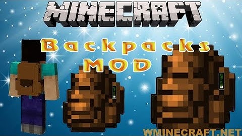Minecraft Backpacks Mod 1.15.2-1.12.2-1.10.2 – Craftable backpacks