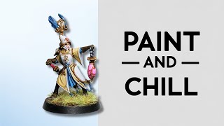 Paint & Chill - Lumineth Realm Lords Warhammer Age Of Sigamr Relaxing Lofi Painting