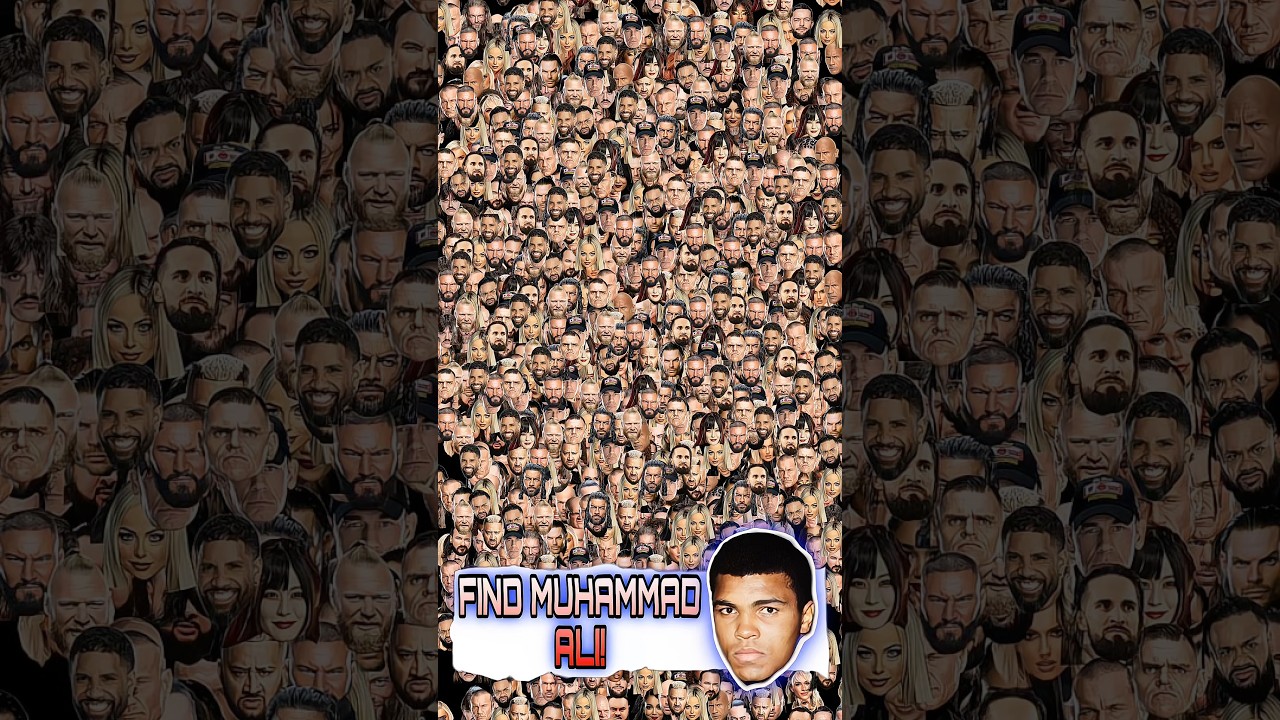 FIND MUHAMMAD ALI - WWE (BOXING LEGEND)