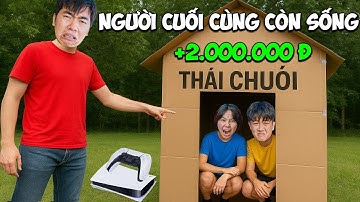 Thái Chuối Thử Thách Người Cuối Cùng Sống Trong Nhà Giấy Khổng Lồ Nhận 2 Triệu Đồng