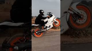 Wheelie On R15 V4 | Wheelie On Yamaha R15 V4 | R15 V4 Wheelie