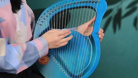 #Lyre harp   Zani 21 strings plate type -song:《The South Wind》