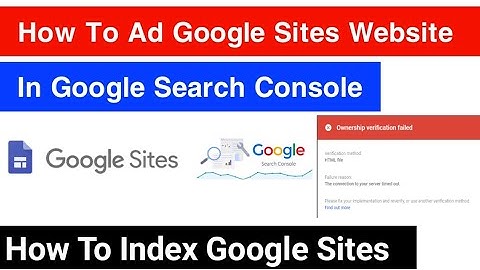 How to ad google site in search console || url not in property google sites error solve