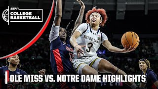 Ole Miss Rebels vs. Notre Dame Fighting Irish | Full Game Highlights | NCAA Tournament