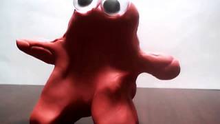 Th Creation Of E Big Red Funny Friendly Clay Guy