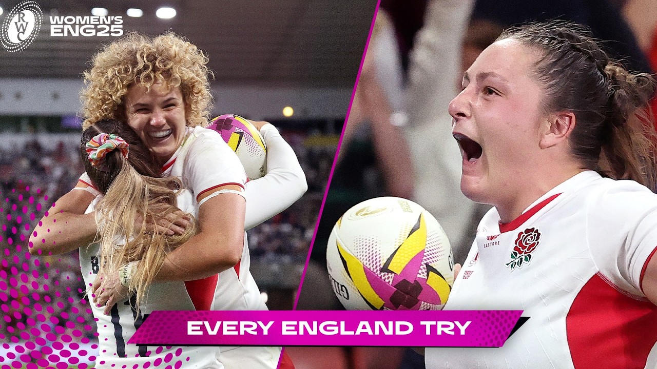 Red Roses Rugby Try Red Roses are RUTHLESS 🔥 | Every England Try | Rugby World Cup 2025 ...