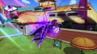 DRAGON BALL XENOVERSE (mira powered) perfect cell & cell jr vs videl & hercula