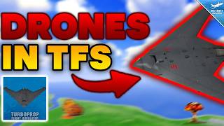 NEW DRONES IN TFS - Turboprop Flight Simulator MOD | Review