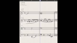 Love (Nat King Cole) - arrangiamento per quartetto d'archi