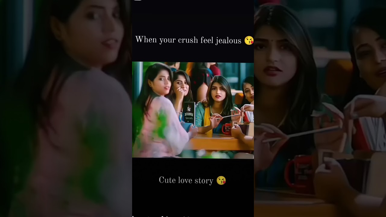 When your crush feel jealous 