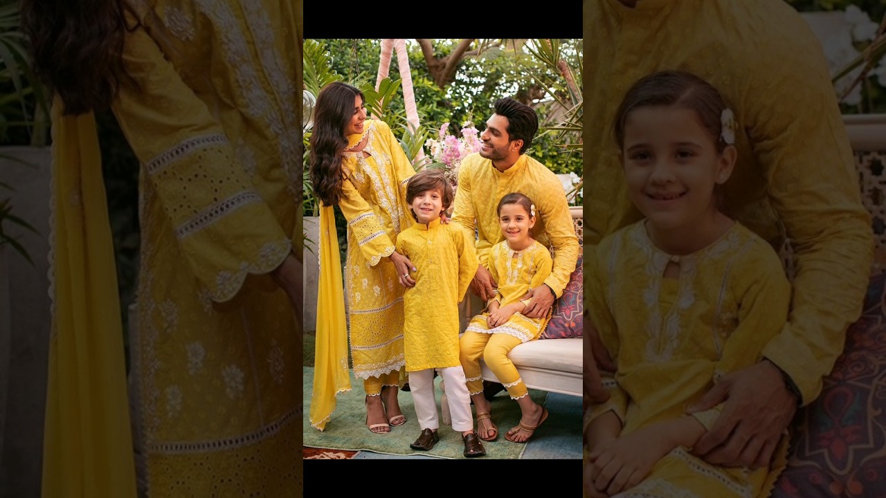 beautiful family matching outfits for eid 