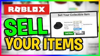 How To Sell Your Roblox Items in 2024