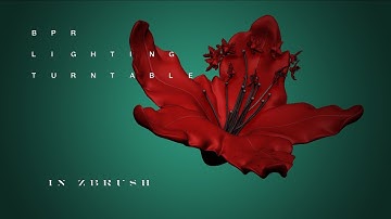 BPR / Lighting / Turntable in Zbrush