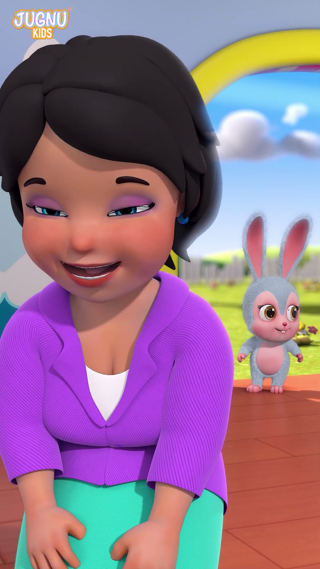 If You're Happy And You Know It Jugnu Kids Nursery Rhymes #shortsfeed #shorts #shortsvideo #viral