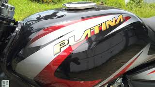 Bajaj Platina 100cc motorcycle, Fuel economy: 75 to 90 km/l, DTS-i engine