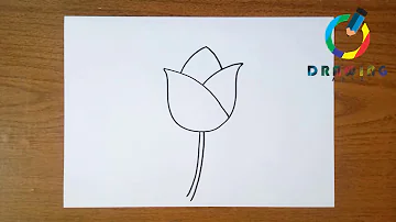 Wie zeichnet man eine einfache Blume?