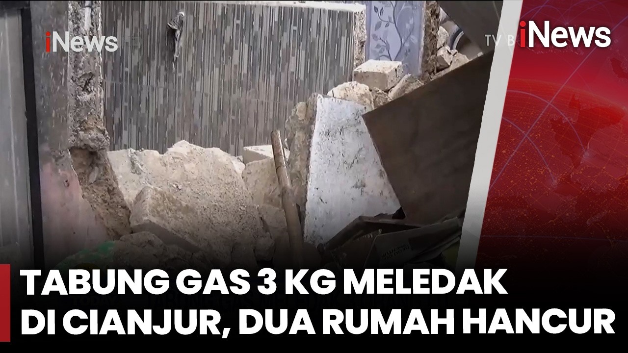 Tabung Gas Meledak di Cianjur, Dua Rumah Rusak Berat | iNews Today (10/3)