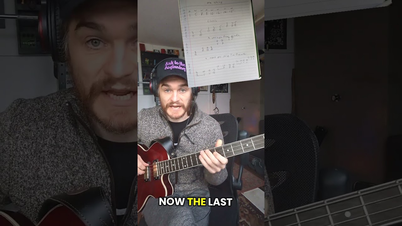 bass major scale patterns