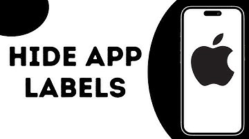How to add or remove App labels on icons in iPhone ?