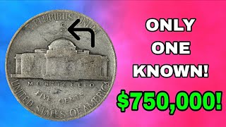 This 1943-S Monticello Jefferson Nickel Could Make You Rich – Rare 5 Cent Coin Worth $750K!