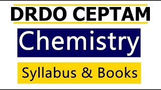 Ceptam DRDO Chemisty Books and Syllabus | BSc Chemistry