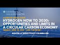 Hydrogen Now to 2030: Opportunities and Limits in a Circular Carbon Economy