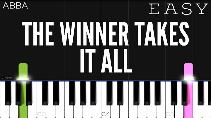 The Winner Takes It All Piano version - Piano performance video thumbnail