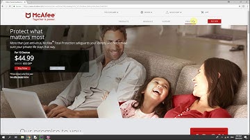 How to install McAfee software on a Windows 10 PC