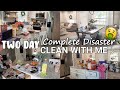 MESSY HOUSE CLEAN WITH ME | TWO DAY CLEANING MOTIVATION | EXTREME CLEAN WITH ME