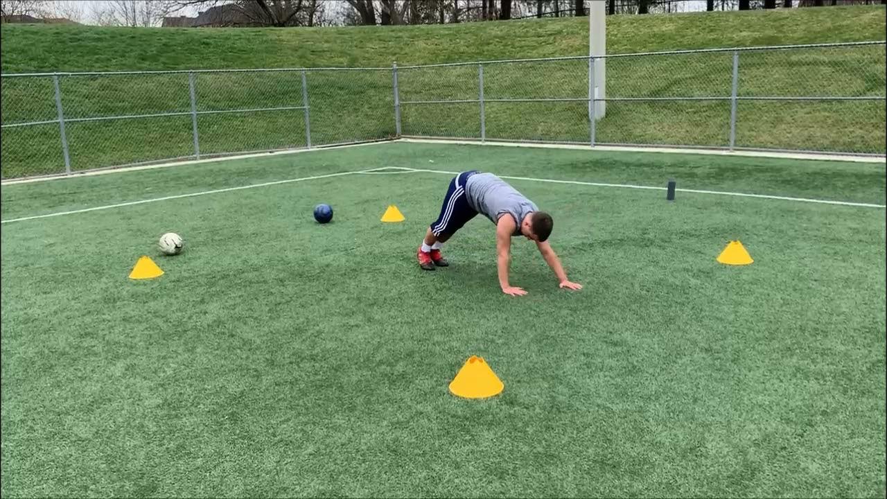 Soccer Player Training 7 Minute HIIT (Beginner) High Intensity
