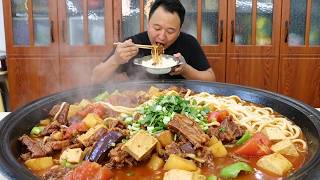 Northeast stew for the wife by A-Qiang. Big pot, big flavor—irresistible!