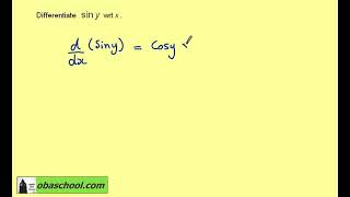 Differentiation - 1.48 Implicit Differentiation - Implicit Differentiation ex 2