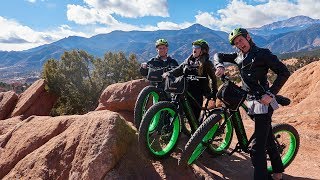 The BEST WAY to see Garden of the Gods! (Electric Bike Tour)