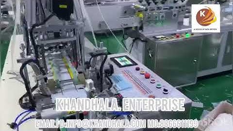 FULLY AUTOMATIC HIGH SPEED INNER LOOP FACE MASK MAKING MACHINE