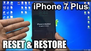 How To Reset & Restore your Apple iPhone 7 Plus - Factory Reset