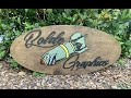 DIY How to cut an Oval/Ellipse out of wood #diy #work #woodworking #wood #custom #sign #artist #art