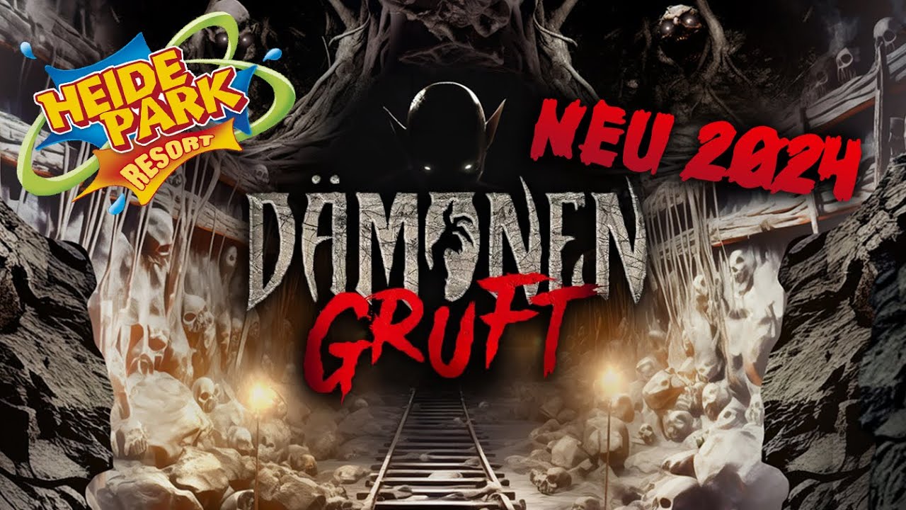 NEU 2024 im HEIDE PARK: DÄMONEN GRUFT - Der gruseligste DARK RIDE ...