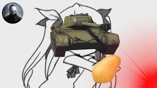 T-44 shoots potatoes for 52 seconds straight