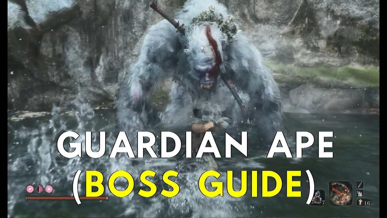 Sekiro - Guardian Ape Fight (Boss Guide) - YouTube