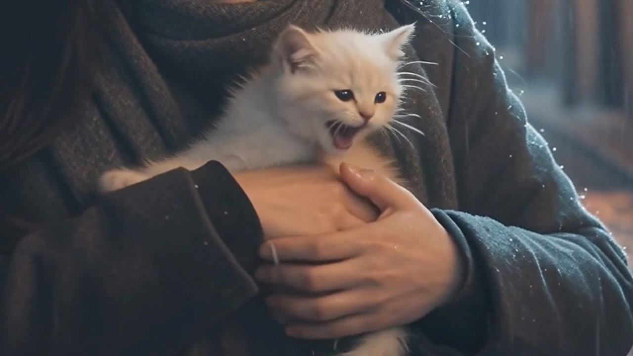 Abandoned Kitten Saves Rescuer's Life After She Collapses 🐈❤️