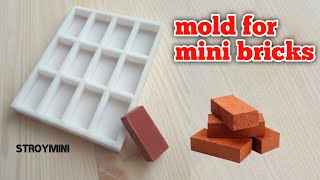 How to make amazing mold for mini bricks (part 1)
