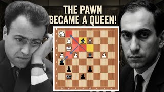 TAL’S PASSED PAWN BECAME A QUEEN… THEN CAME CHECKMATE! | Tal vs Bobotsov 1968 screenshot 3