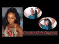 BOMBSHELL PONYTAIL using Crochet Hair/ HOW-TO Ponytail /Easy Hairstyle