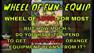 Top War - Wheel of Fun: Equip - Spin to get lucky or spend heavy $ for guaranteed orange equip plans screenshot 1