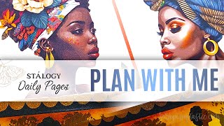 Plan With Me in My B6 Stalogy Daily Pages Weekly Setup for Earth Day
