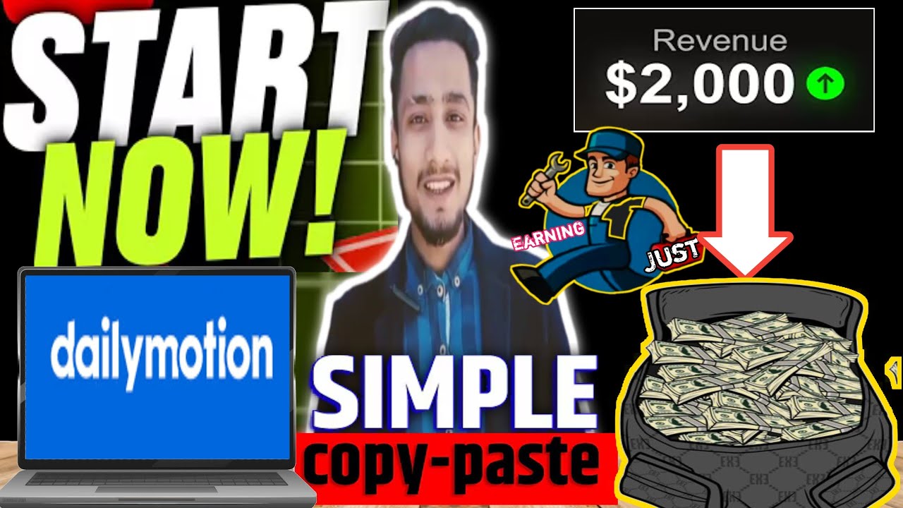 Copy Paste Video On Dailymotion and Earn Money | Dailymotion Automation