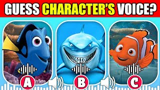 Celebrity 🔊 Guess THE FINDING NEMO Characters by Their Voice? | Nemo, Dory, Bruce Net Worth