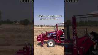 Massive Solar Augering & Piling Work in Progress - 4.8 MW Project Kusum Yojana at Khara